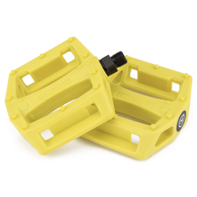 MISSION Impulse Plastic Pedals, Yellow
